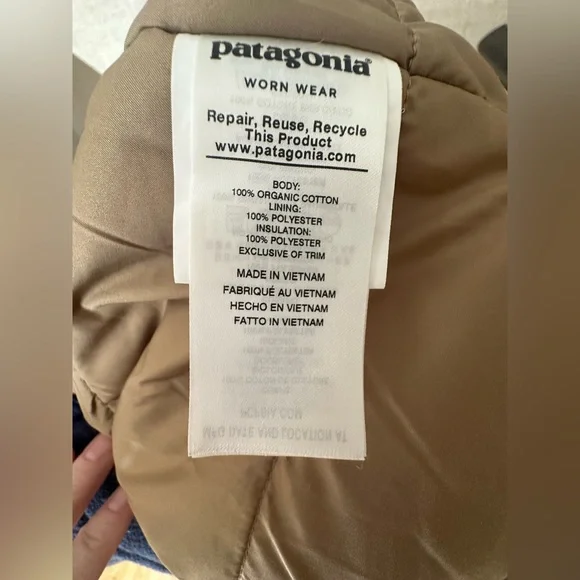 Patagonia Navy Lightweight insulated Fjord flannel shirt- - Picture 3 of 5